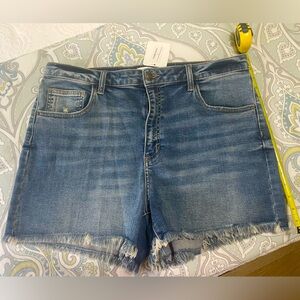 Sneak Peek - High Rise Jean Shorts